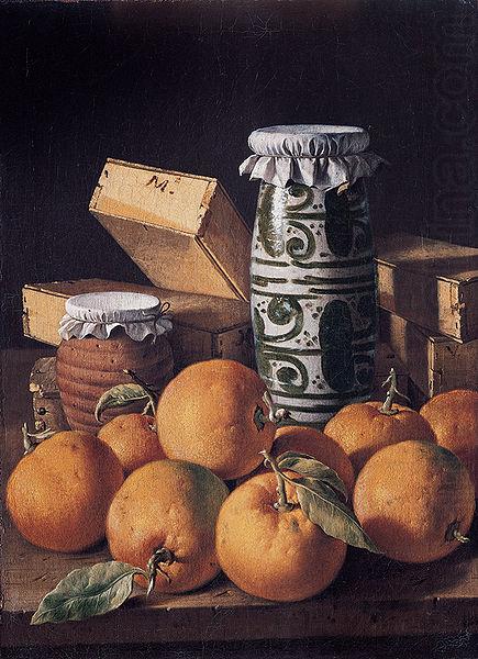 Luis Egidio Melendez Still Life with Oranges china oil painting image